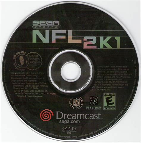 NFL 2K1 cover or packaging material - MobyGames