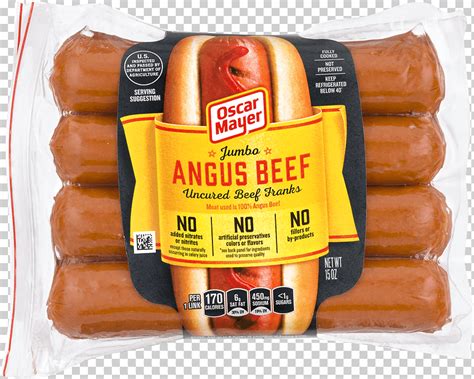 Perrito Caliente Rookworst Angus Ganado Bologna Salchicha Oscar Mayer