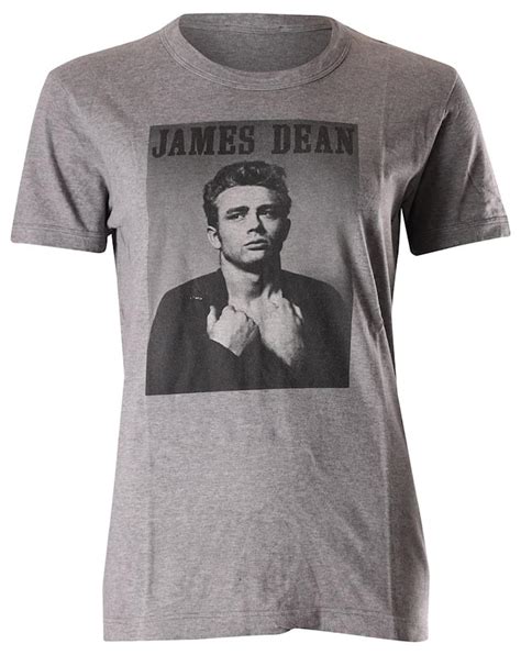 Dolce And Gabbana James Dean Short Sleeve T Shirt In Grey Cotton Ref