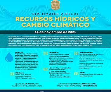 Ug Invita A Diplomado De Recursos H Dricos Y Cambio Clim Tico