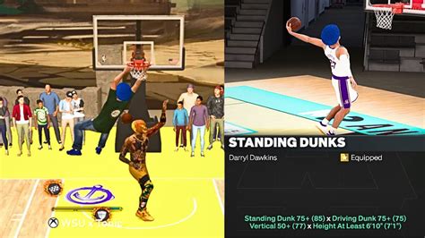 Best Standing Dunk Animations For Bigs Nba K Youtube