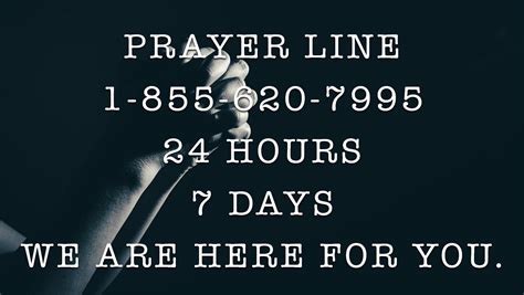 24-Hour Prayer Line : Rock Faith Center