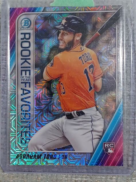 Bowman Chrome Mojo Refractor Royf At Abraham Toro Houston