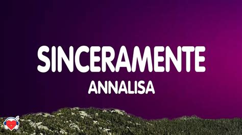 Annalisa Sinceramente Sanremo 2024 Testo Lyrics YouTube