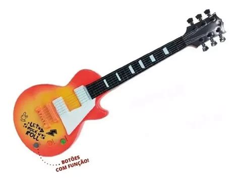 Brinquedo Infantil Guitarra Musical Show Toyng Som