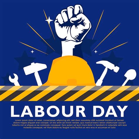 Premium Vector Happy Labor Day Banner 1st May Design Template Vector