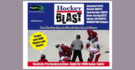 Hockey Blast Pro Hockey Game | Board Game | BoardGameGeek