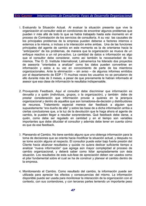 Cambio Organizacional Y Desarrollo Organizacional Pdf