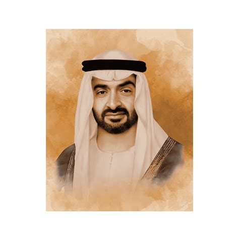 Official Portrait Of His Highness Sheikh Mohammed Bin Zayed Al Nahyan