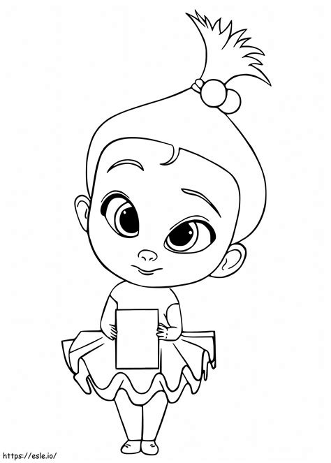 Garota Dos Desenhos Animados Para Colorir