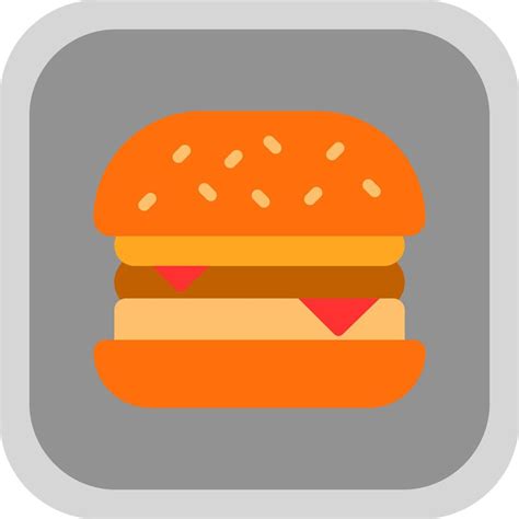 Burger Vector Icon Design 19957499 Vector Art At Vecteezy