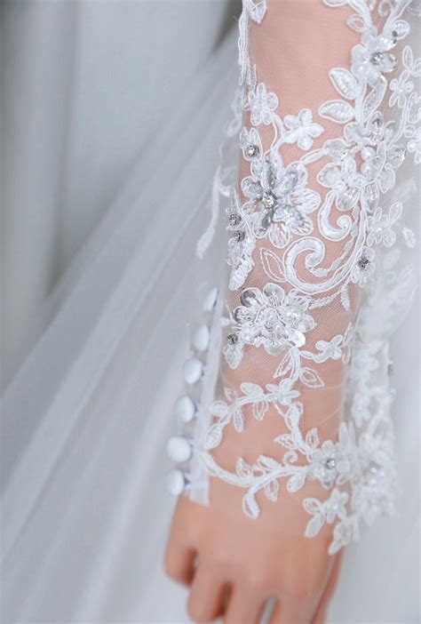 Custom Detachable Sleeves Wedding Dress Sleeves Bridal Long - Etsy