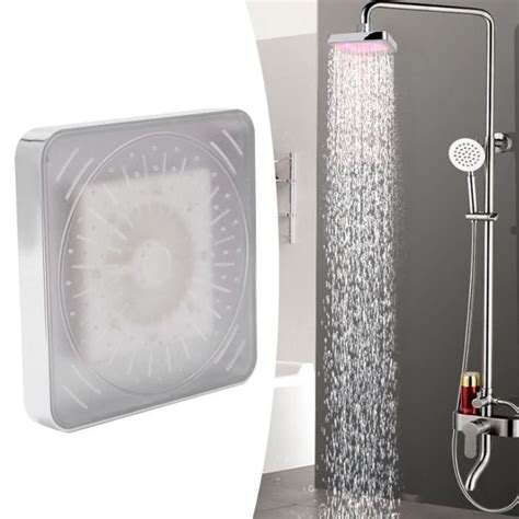 Qiilu Pommeau De Douche De Salle De Bain Pommeau De Douche Led De