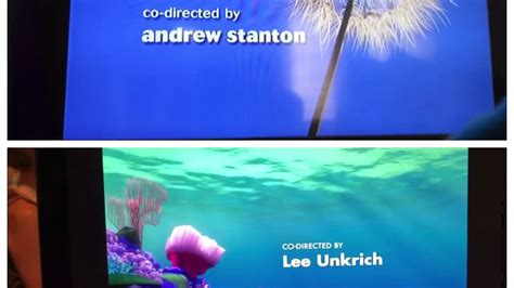 A Bug’s Life Finding Nemo full screen credits - YouTube