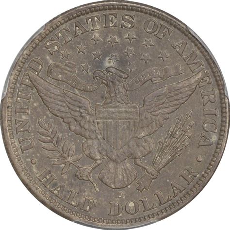 1908 D Barber Silver Half Dollar AU55 PCGS EBay