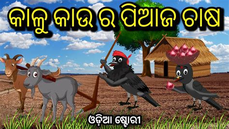 KaluKau Ra Piaja Chasa Tiki Chadhei Odia Gapa Odia Bird Story Chadhei