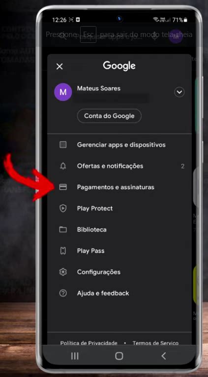 Dica Saiba Como Remover Um Cart O De Cr Dito Da Conta Google Play