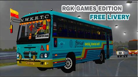 Nwkrtc Livery Blue Kms Built Ksrtc Bus Mod By Cj Project For Bussid