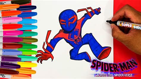 How To Draw Spider Man 2099 Chibi From Spider Man Through The Spiderverse