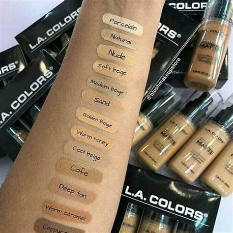 Base Truly Matte Foundation L A COLORS La Cosmetiquera