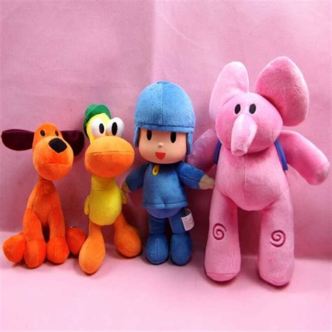 4pcs/lot Full Set Pocoyo Elly & Pato & POCOYO & Loula Plush Toy Soft ...