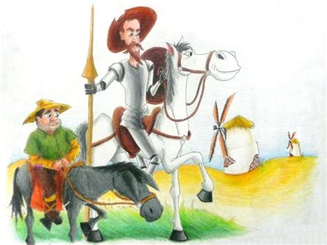 Don Quijote Y Sancho By FAB900ih On DeviantART Don Quijote Dibujo