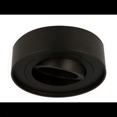 Led Line Recessed Round Black Rollo Midi Luminaire Merxu Negotiate