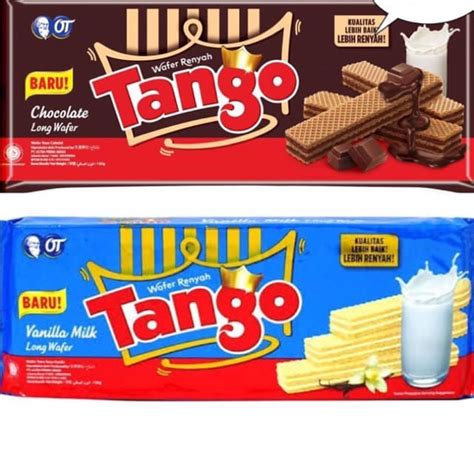 Jual Tango Long Wafer Chocolate Vanilla Gr Wafer Tango Cokelat