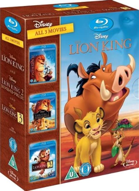 Disney S Lion King Dvd Series Trilogy Set Includes All Off