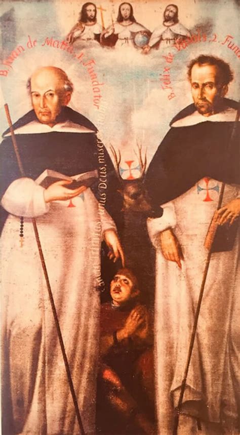 RETRATO DE LOS FUNDADORES DE LA ORDEN TRINITARIA Monasterio De Santa