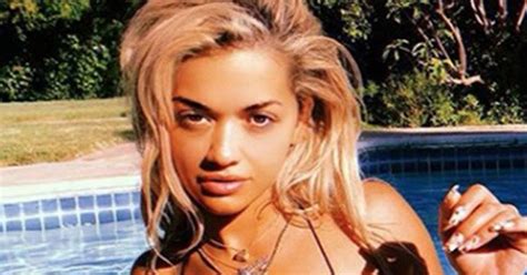 Rita Ora Spills Out String Bikini In Jaw Dropping Display Daily Star