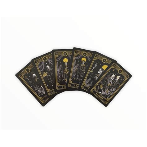 Baralho O Tarot Negro De Marselha Tar Cartas E Manual