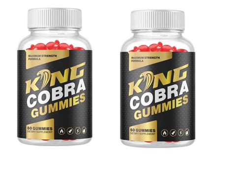 King Cobra Gummies Extra Strength Formula Pills For Men 60 Gummies Pack 2