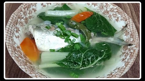 Quick And Easy Tinolang Isda Youtube