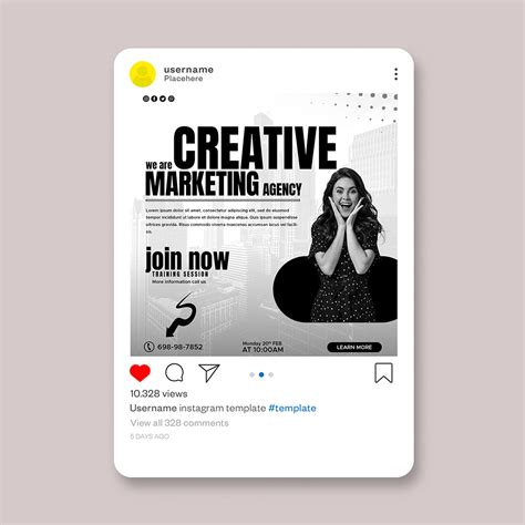 Social Media Post Design Template Masterbundles