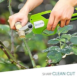 Serenelife Pspr Pruner Metal V Lithium Ion Rechargeable Battery