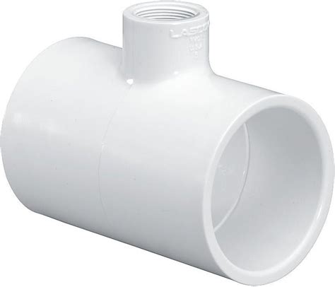 Lasco Pvc Reducer Tee Socket X Socket X Socket 1 X 1 2 X 1 Pipe Size Pipe