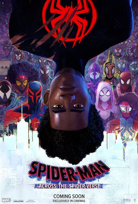 Miles Poses Upside Down In The Official Poster For ‘spider Man Across