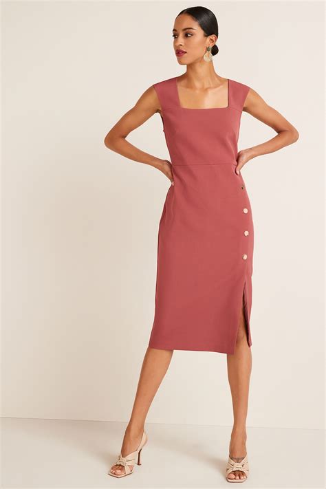 Buy Tailored Midi Pencil Dress From Next Luxembourg