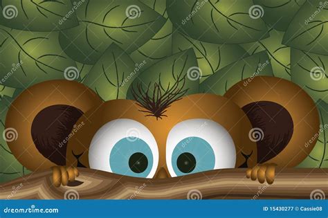 Cheeky monkey stock illustration. Illustration of amusement - 15430277