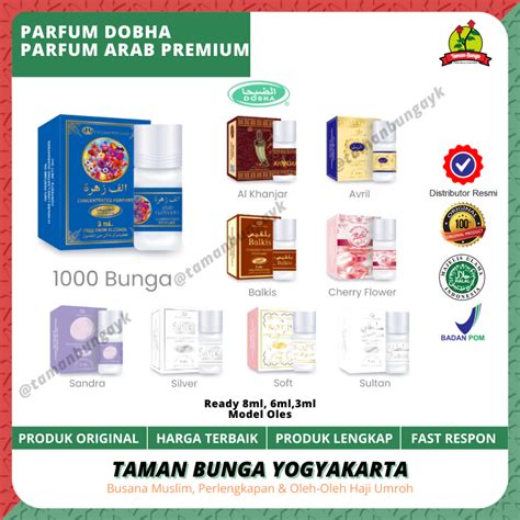 Jual Parfum Parfum Dobha Parfum Non Alkohol Roll On Ml