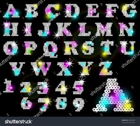 3176 Sequin Letter Font Images Stock Photos And Vectors Shutterstock