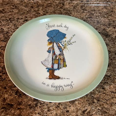 Holly Hobby Plate Etsy