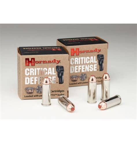 Hornady Critical Defense 45 Acp 185 Grs FTX Armurerie Douillet