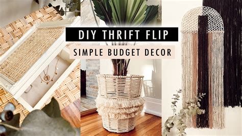 Diy Thrift Flip Decor Simple Diys With Common Thrift Store Items Xo