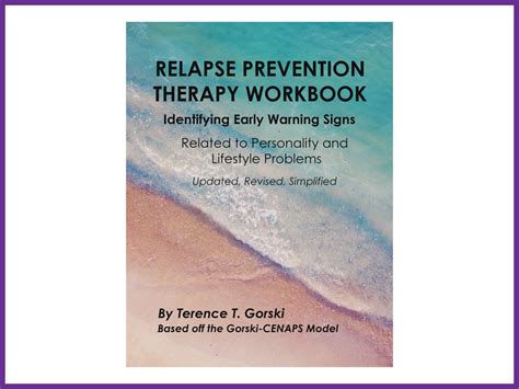 Relapse Prevention Therapy Workbook Gorski Publications Worksheets