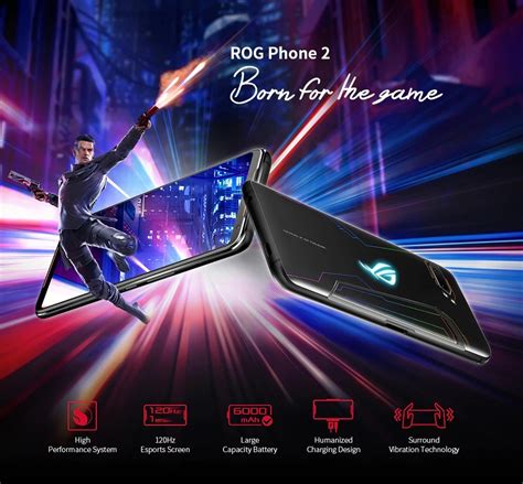 Asus Rog Phone Global Rom Inch Fhd Mah Android Nfc Mp