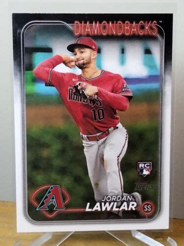 Jordan Lawlar Topps Series Baseball Rookie Card Arizona