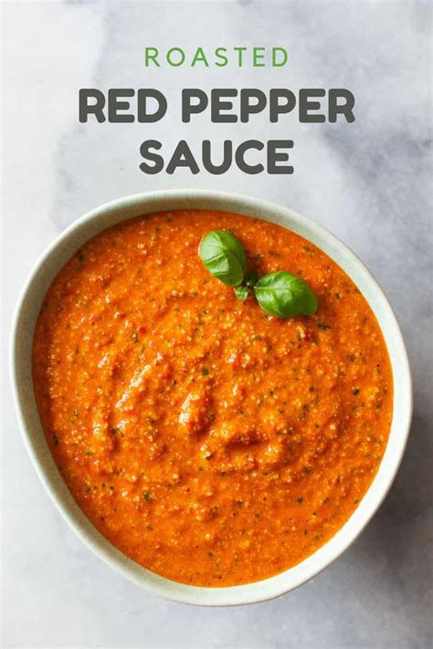 Roasted Red Pepper Sauce Green Healthy Cooking