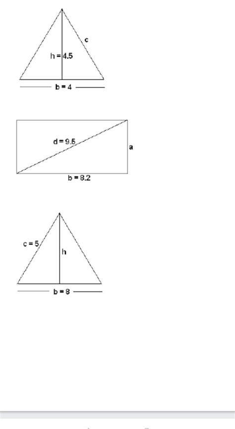 aplicando el teorema de pitágoras encuentra el valor de x en cada